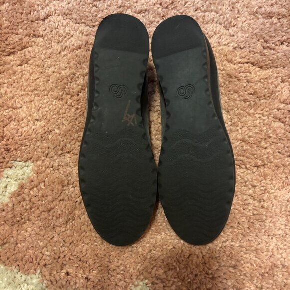 Clarks Cloudsteppers Shoes Women's 9M Dash Gray Slip On Caddell Dash Wedge Pump - Picture 2 of 5